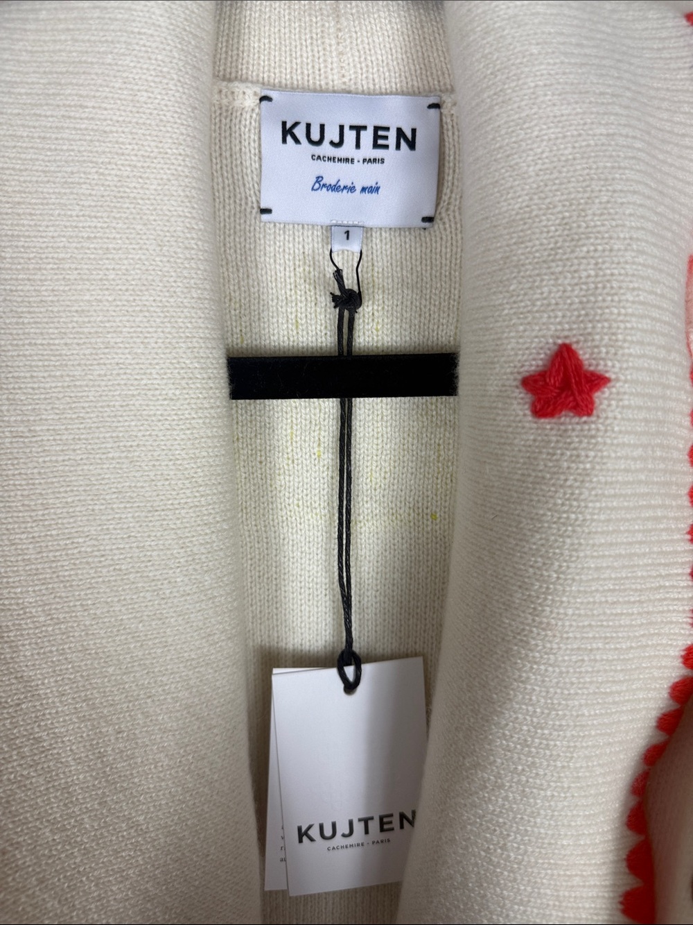 KUJTEN JACKET MAZIGH MAR MULTICOLOR Cashmere Shawl Collar Jacket - Picture 6 of 9